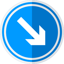 Keep right icon