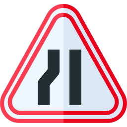 End of lane icon