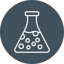 Chemical flask icon