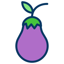 aubergine Icône
