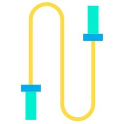 Jumping rope icon