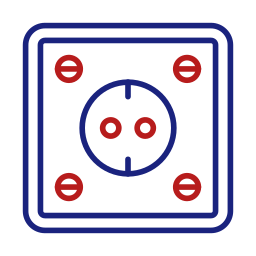 gniazdo elektryczne ikona