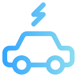 Electric car icon