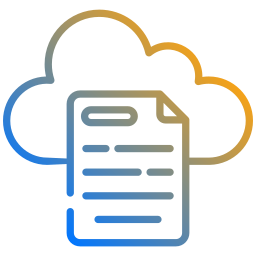 il cloud computing icona