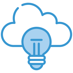 Cloud idea icon