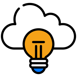 Cloud idea icon