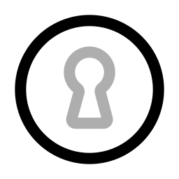 Key hole icon