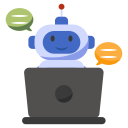 Online robot icon