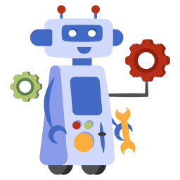 Robot repair icon