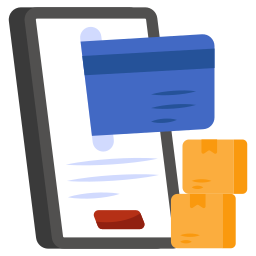 Logistic card payment icon