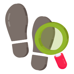 발자국 분석 icon