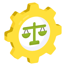 Justice development icon