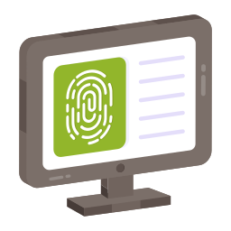 コンピュータの指紋 icon