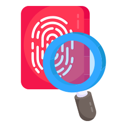 Fingerprint exploration icon