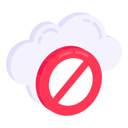 Cloud access failed icon