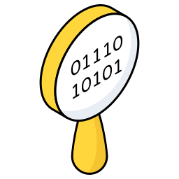 binäre datenexploration icon