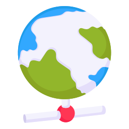 전세계 연결 icon