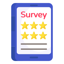Mobile survey icon