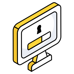 protezione informatica icona