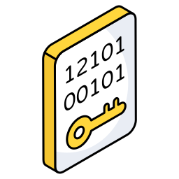 proteção de dados binários Ícone