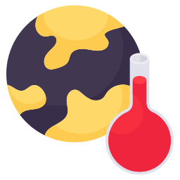 Global temperature icon