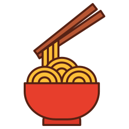 Ramen bowl icon