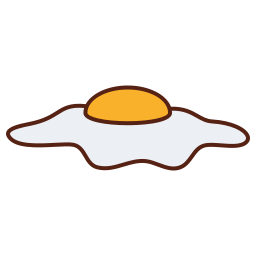 Sunny side up icon