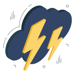 Cloud energy icon