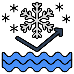 Snow barrier icon