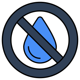 No raindrop icon