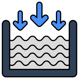 홍수 높이 icon