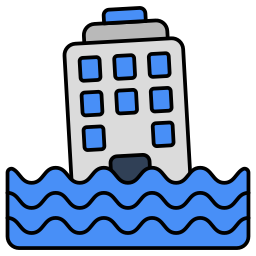 zona de inundacion icono
