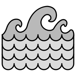 Ocean water icon