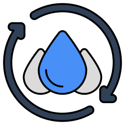 Water recycling icon