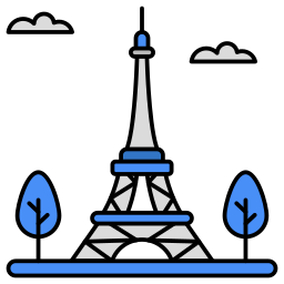 toren van parijs icoon
