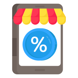 Online discount icon