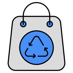 Tote recycling icon