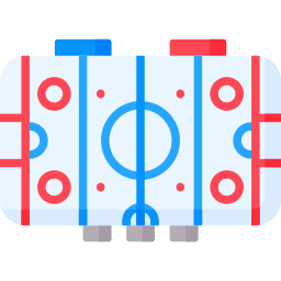 pista de hockey sobre hielo icono