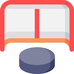 Hockey goal icon