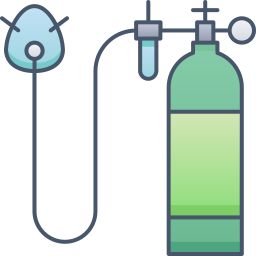 Oxygen cylinder icon