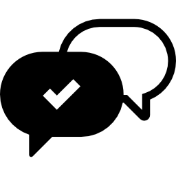 burbuja de diálogo icono