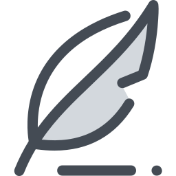 Feather pen icon