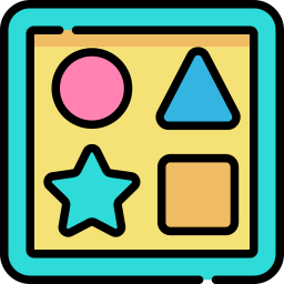 Geometric shapes icon