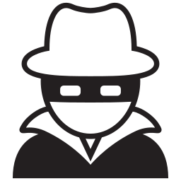 검은 모자 icon