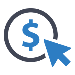 pay per click icona