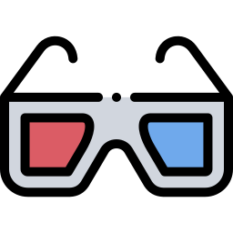 3d 안경 icon