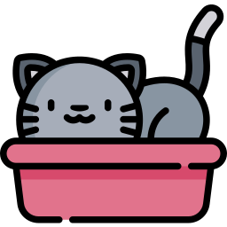 Caja del gato icono