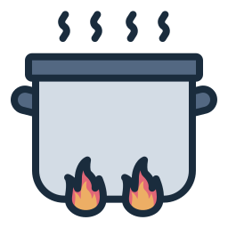 Medium heat icon