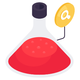 Chemical experiment icon