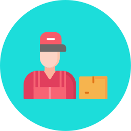 Courier delivery icon